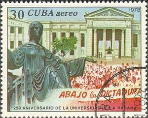 Stamp, 250th Anniversary of Havana University, Cuba,  , Education