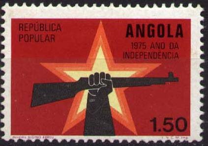 Star and hand holding rifle