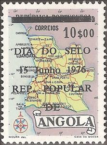 Stamp, Day Stamp, Angola,  