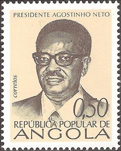 Stamp, President Agostinho Neto, Angola,  , Heads of State
