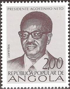 Stamp, President Agostinho Neto, Angola,  