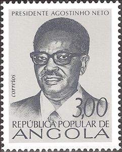 Stamp, President Agostinho Neto, Angola,  