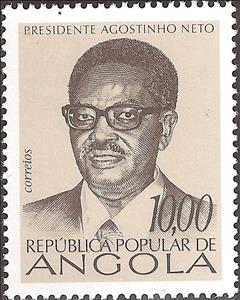 Stamp, President Agostinho Neto, Angola,  