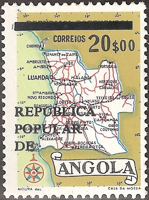 Map of Angola