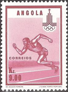 Stamp, Moscow Olympics Games, Angola,  , Olympic Games