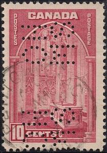 Stamp, Memorial Chamber, Canada,  