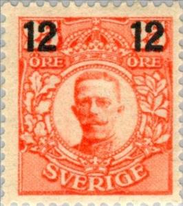 Stamp, Overprint, Sweden,  , Heads of State