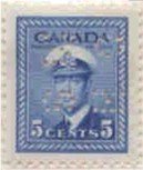Stamp, King George VI in Navy Uniform, Canada,  , Royalty, Kings
