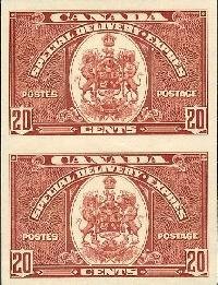 Se-tenant, Coat of Arms, Canada,  