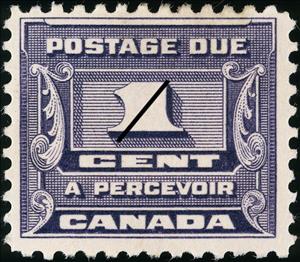 Stamp, Postage Due, Canada,  