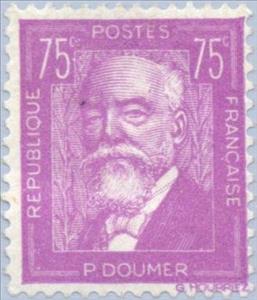 Stamp, Doumer Paul (1857-1932) statesman, France,  , Scouting, Politicians