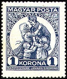 Homecoming soldier, wmk. 7 upright