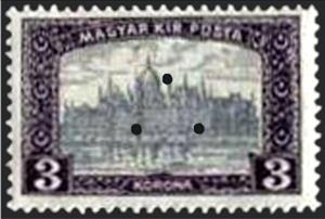 Stamp, Parliament Building, triangular punching, Hungary,  , Government Buildings, Parliaments, Buildings