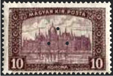 Parliament Building, triangular punching