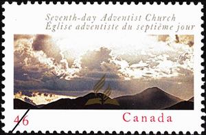Stamp, Seventh-Day Adventist Church, Canada,  , Churches - Cathedrals - Basilicas - Chapels