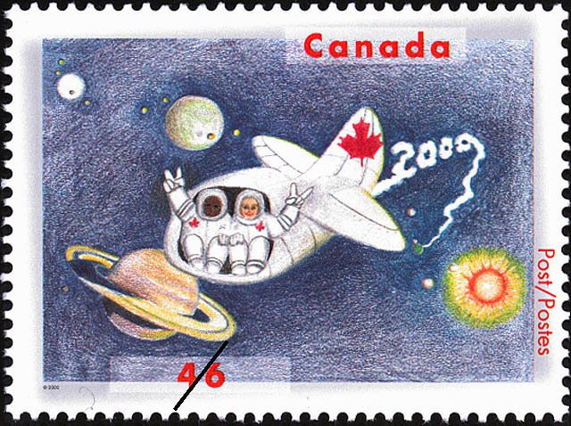 Two Space Travellers, one White, one Black, Seated Side-by-s