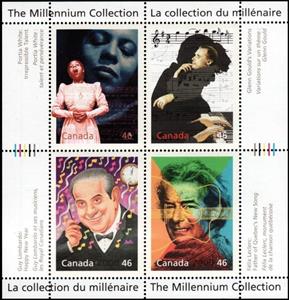 Souvenir Sheet, Extraordinary Entertainers, Canada,  