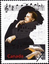 Stamp, Extraordinary Entertainers - Glenn Gould, Canada,  