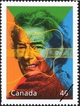 Stamp, Extraordinary Entertainers - Felix Leclerc, Canada,  