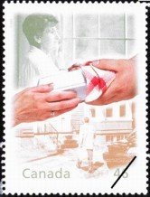 Stamp, Meals on Wheels, Canada,  