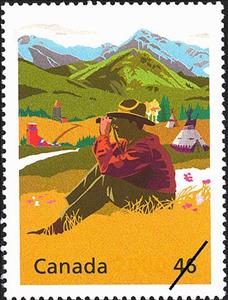 Stamp, Eric Lafferty Harvie: Alberta's Heart of Gold, Canada,  
