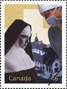 Stamp, From Les Hospitalières de Québec to Medicare, Canada,  