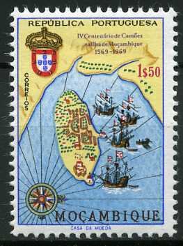 Map of Mocambique, 1554