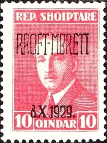 No. 136 with Overprint