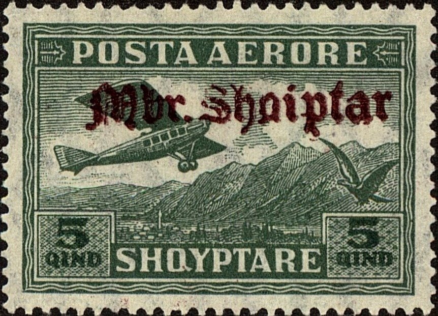 No. 126 with redbrown Overprint