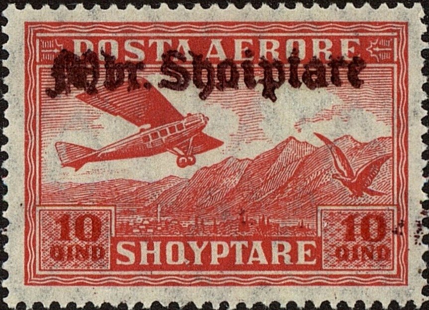 No. 127 with redbrown Overprint