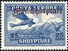 No. 128 with redbrown Overprint