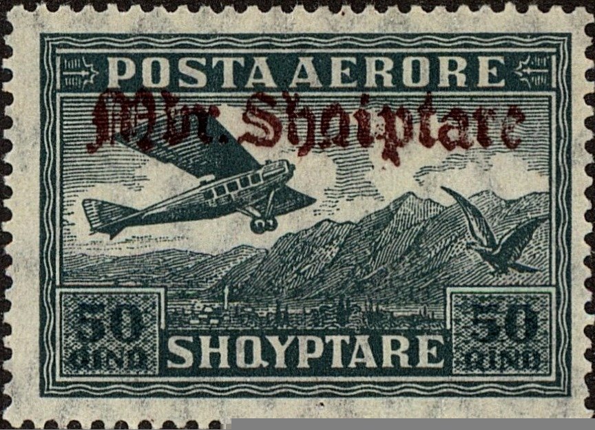 No. 129 with redbrown Overprint