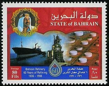 Oil tanker, refinery, storage tanks