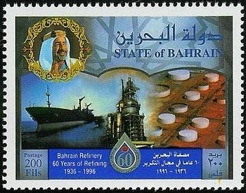 Oil tanker, refinery, storage tanks