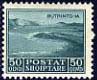 Stamp, 2nd anniversary of accession of King Zog I., Albania,  , Lakes