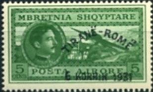 Stamp, No.228 with Overprint, Albania,  , Aviation, Aircrafts