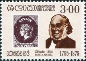 Stamp, Death Centenary of Sir Rowland Hill, Sri Lanka,  , Stamps