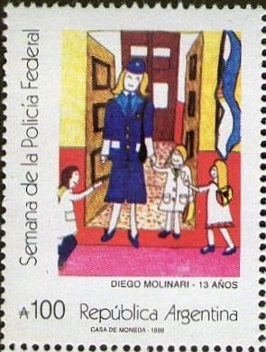Policia Federal Argenntina - drawing