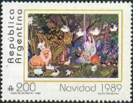 Gato Frías painting