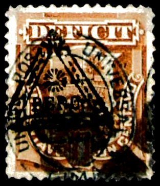 Postage due stamps