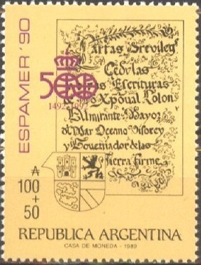 Escudo de Colón y libro