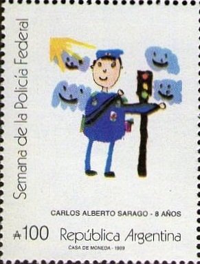 Policia Federal Argenntina - drawing