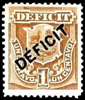 Postage due stamps