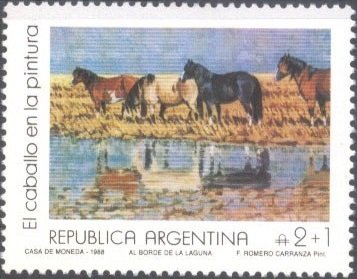 Al borde de la laguna
