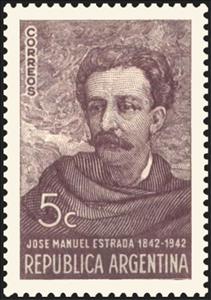 Stamp, Jose Manuel Estrada, Argentina,  