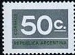 Stamp, Numeral, Argentina,  , Numbers
