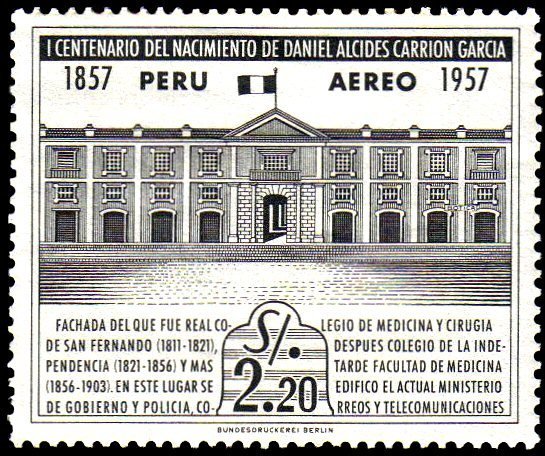 Centenary of Daniel A Carrion's birth
