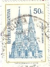 Stamp, Basilica Of Lujan, Argentina,  , Architecture, Buildings, Churches - Cathedrals - Basilicas - Chapels