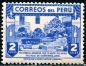 Stamp, Historic fig tree, Peru,  