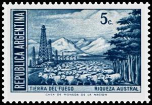 Stamp, Tierra del Fuego, Argentina,  , Landscapes, Mammals, Sheep, Animals (Fauna)